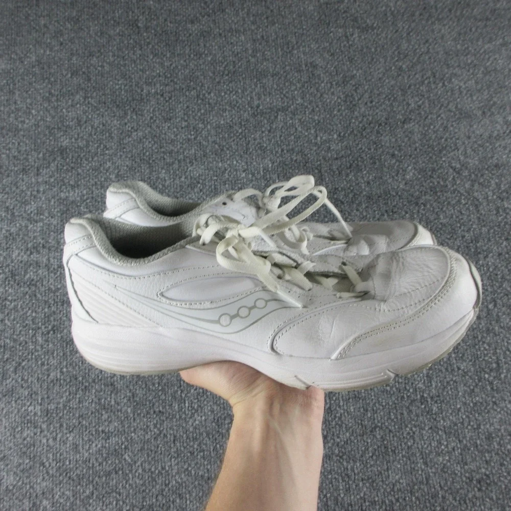 Saucony Integrity Walker 3 Shoes Womens Size 10 White Leather Athletic S50204-1